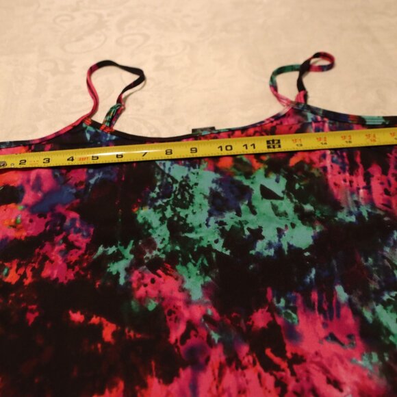 CDP & CO Spaghetti Strap Adjustable Abstract Print Tank Top Size Large - Picture 5 of 14